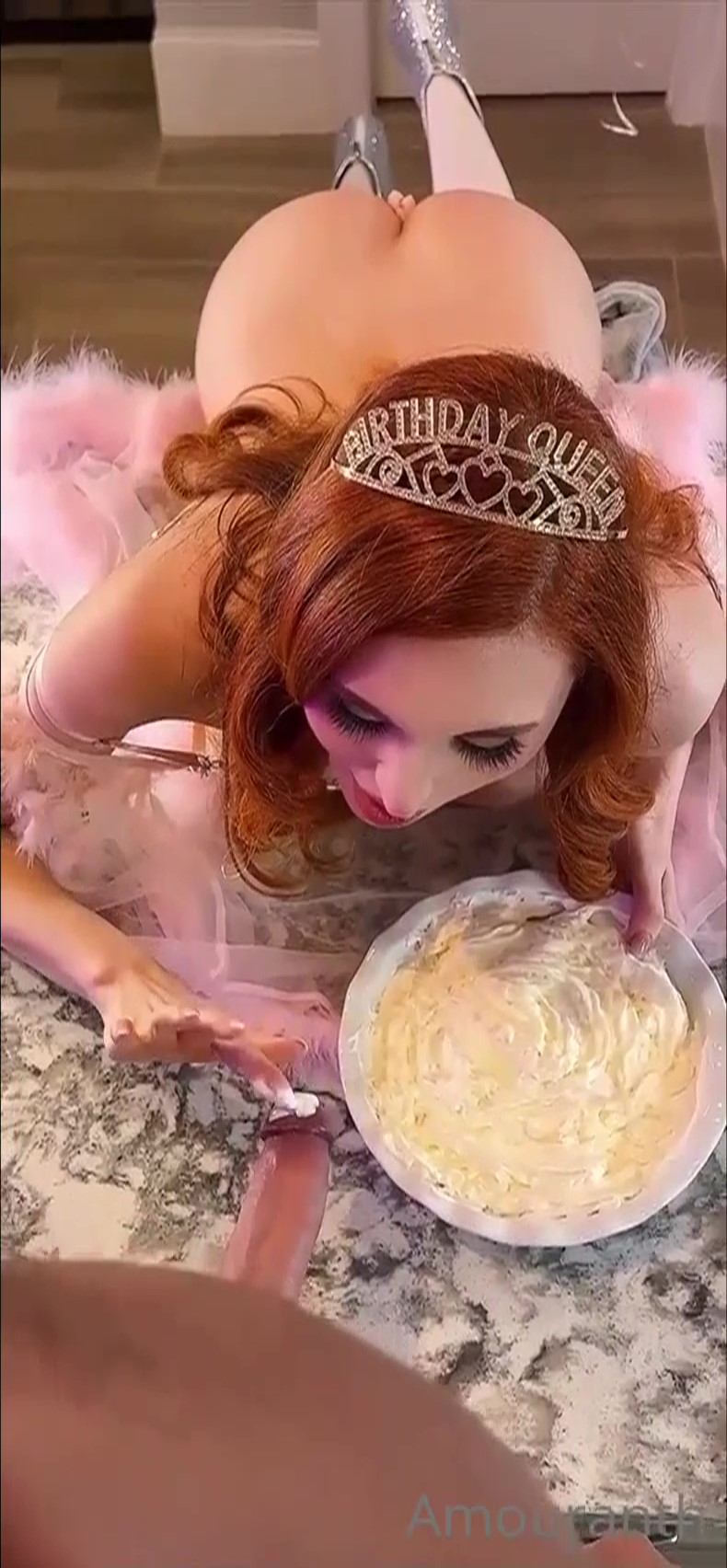 Amouranth Birthday Queen Suck'n Fuck w delivery guy