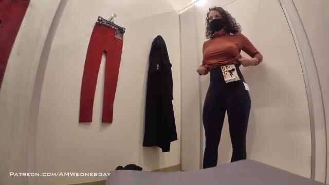 991. AMWEDNESDAY - In the Changing room & flashing around the store