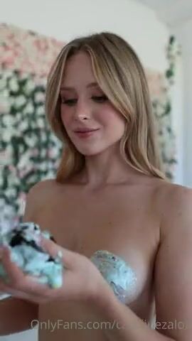 Caroline Zalog Full Nude Cake tits tease