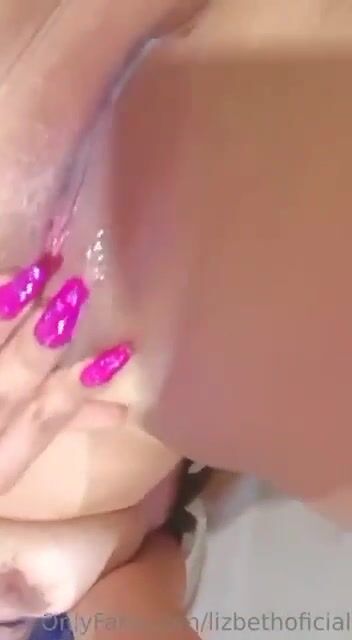 Lizbeth Rodriguez moaning creamy finger fuck