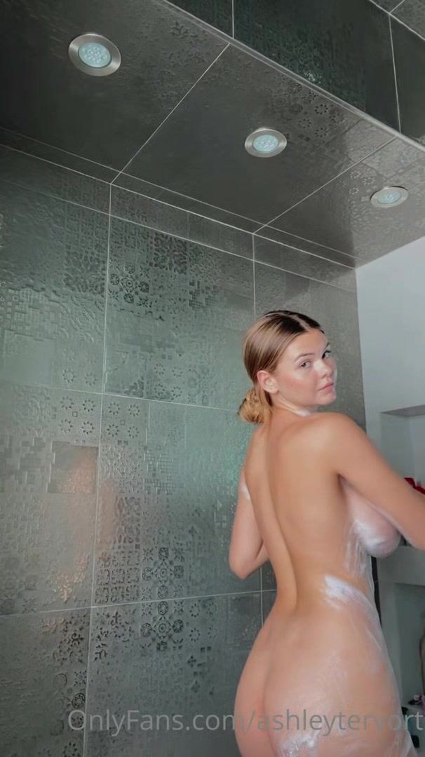 Ashley Tervort big boobs Soapy Shower