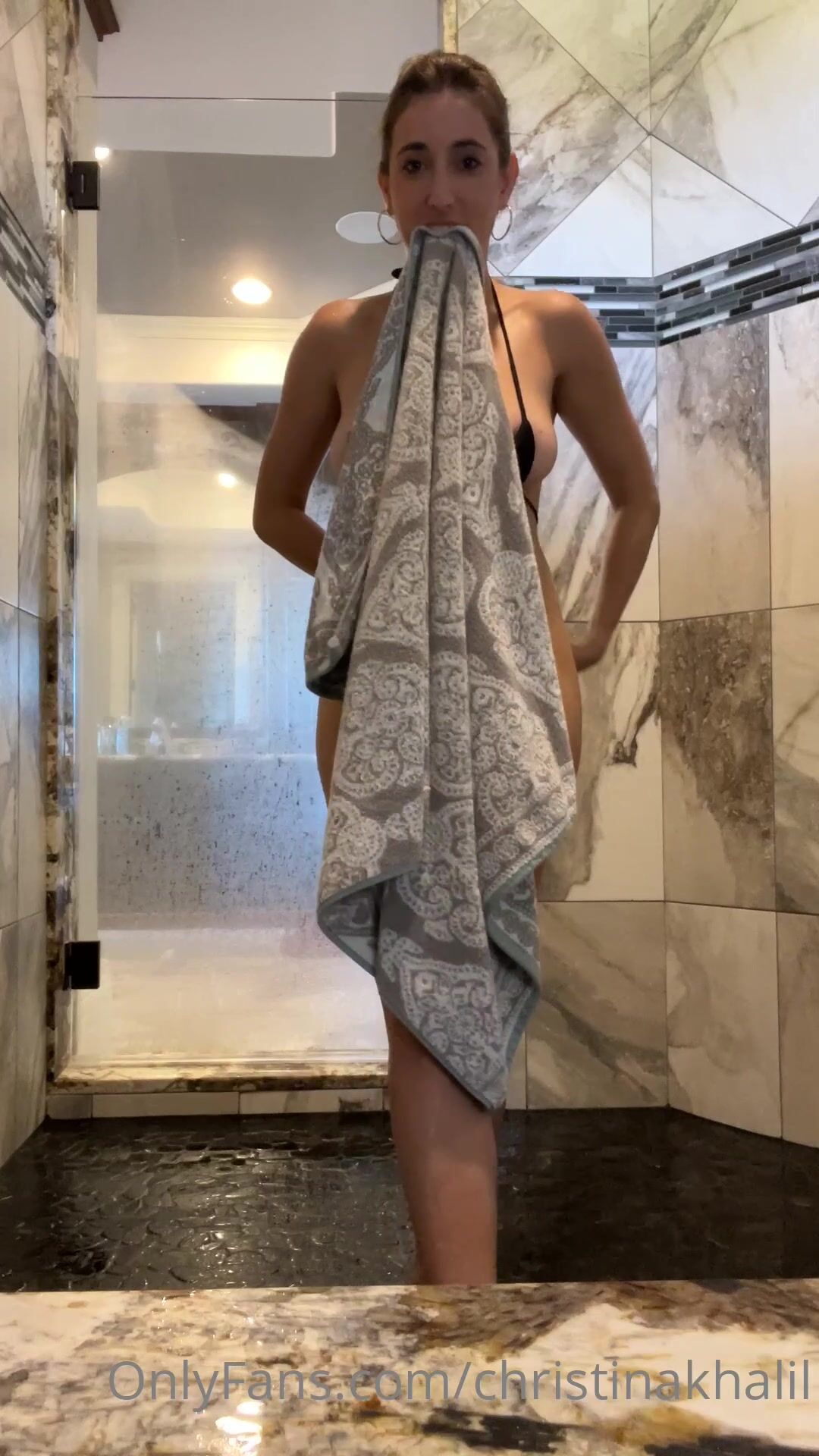 Christina Khalil Shower Nip Slips